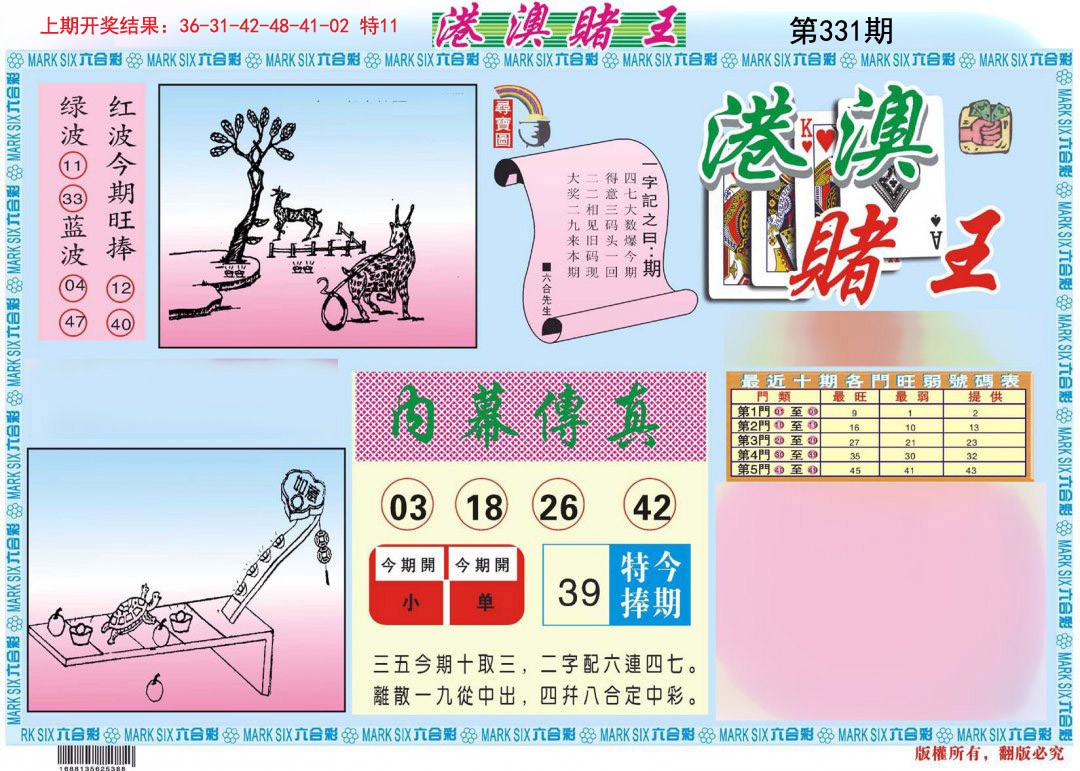 2024331期港澳赌王A