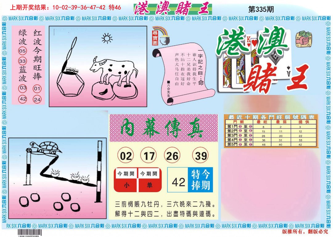 2024335期港澳赌王A