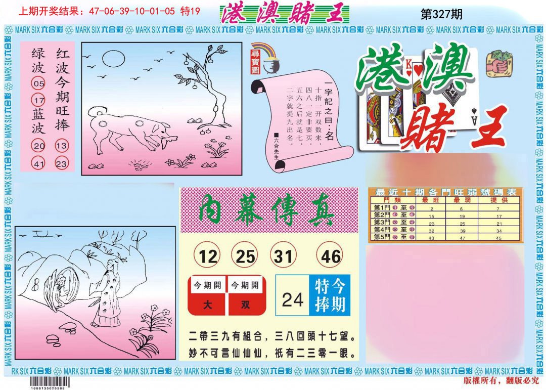2024327期港澳赌王A