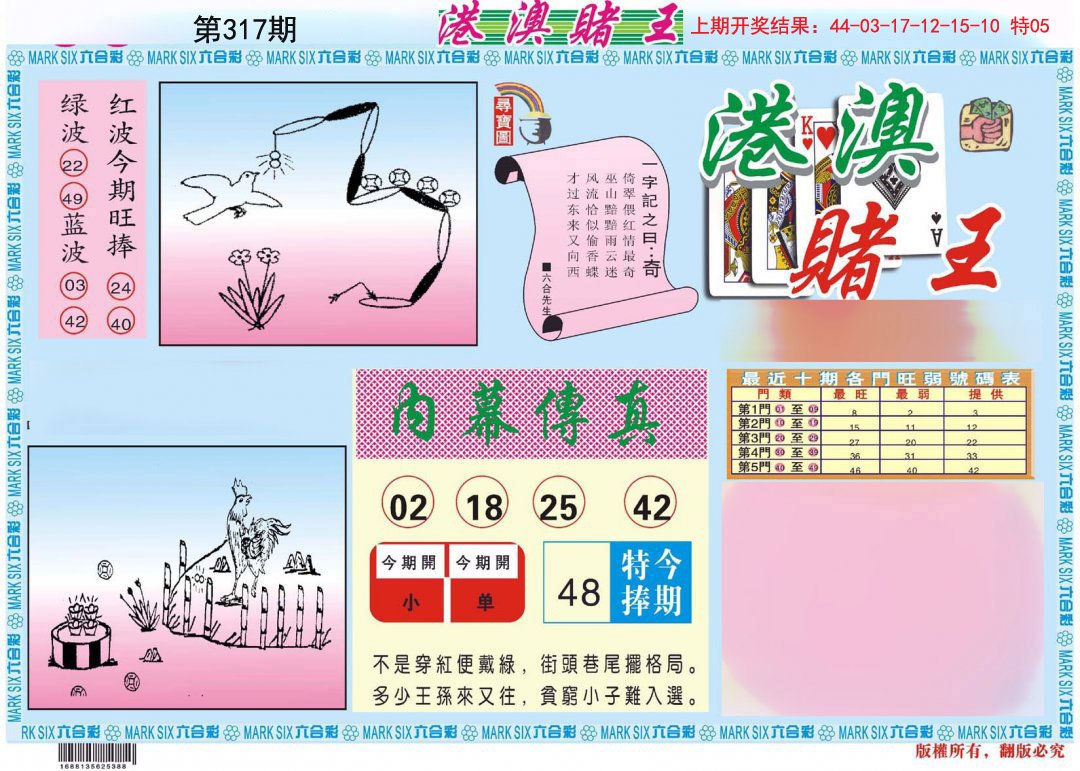 2024317期港澳赌王A