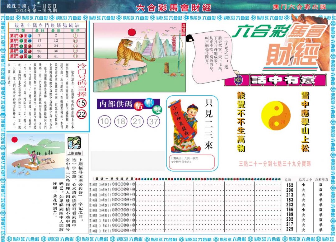 2024309期马会财经A