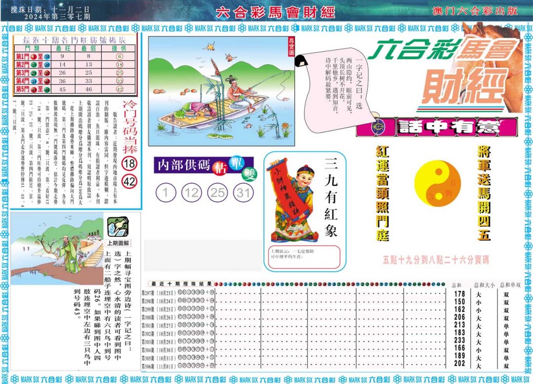 2024307期马会财经A