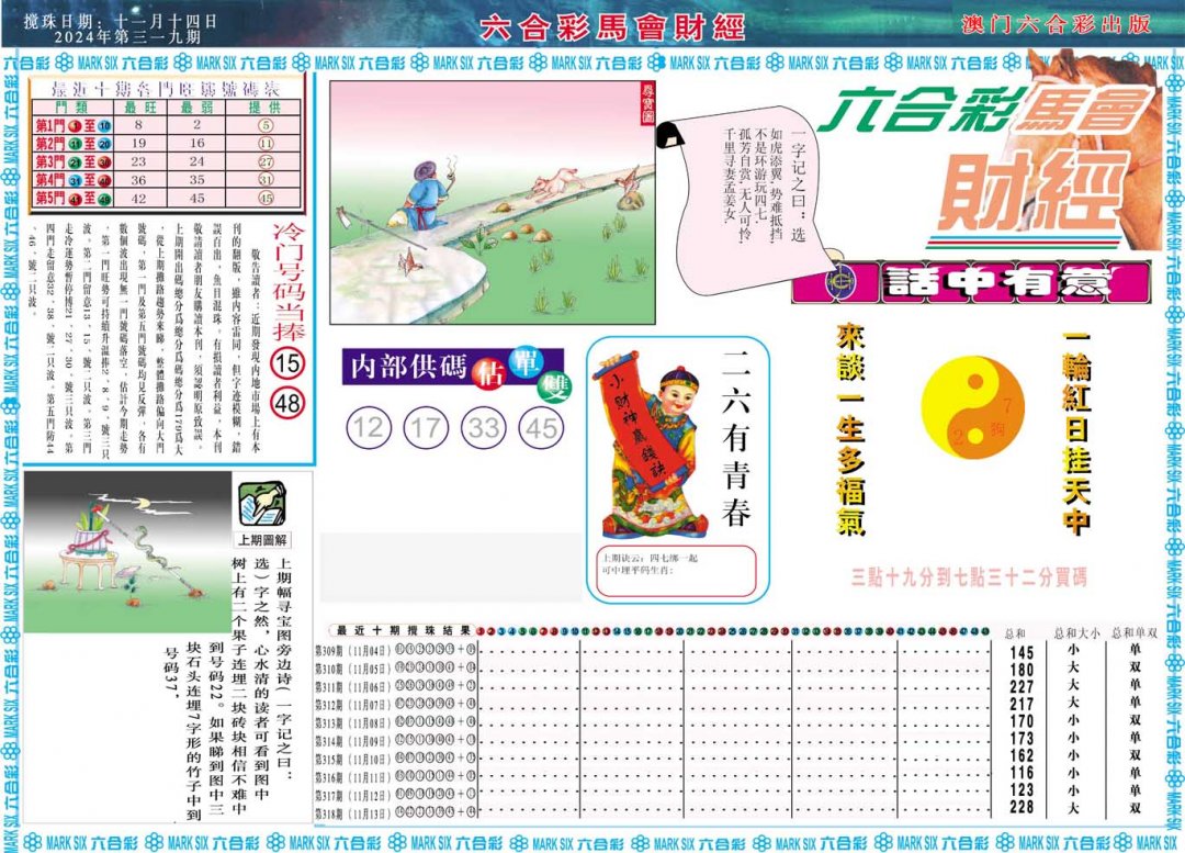 2024319期马会财经A