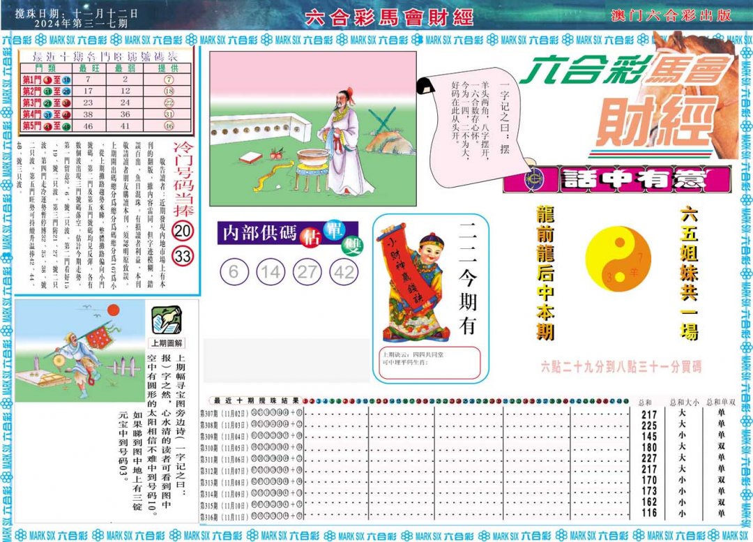 2024317期马会财经A