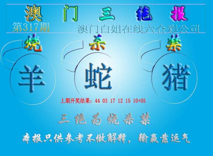 2024317期三绝报（新版）