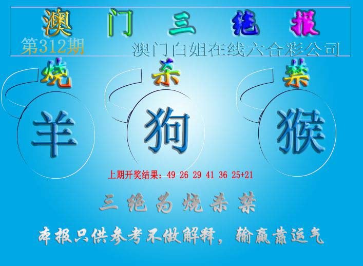 2024312期三绝报（新版）