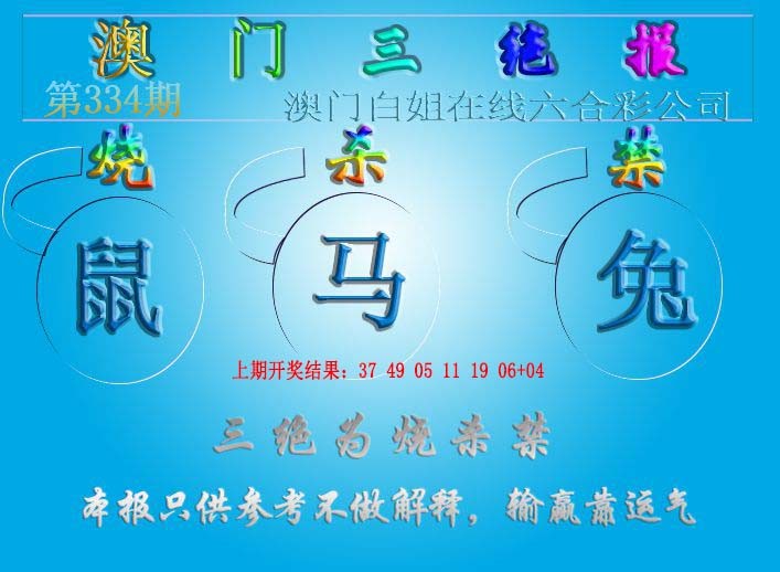 2024334期三绝报（新版）