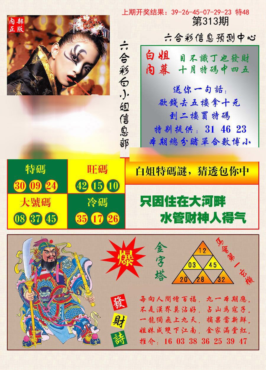 2024313期港彩内幕报