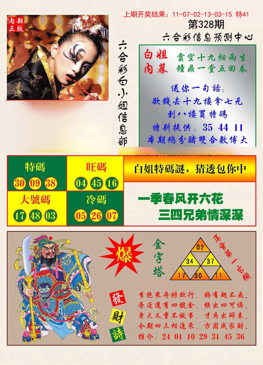 2024328期港彩内幕报
