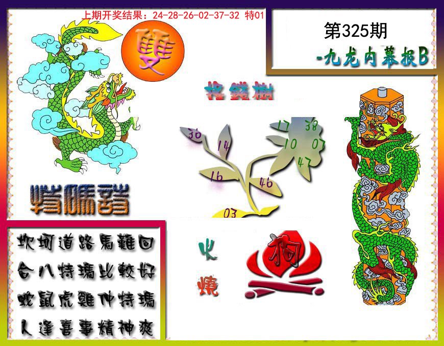 2024325期九龙内幕特肖图a