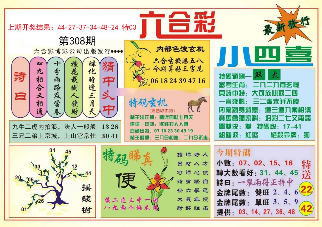 2024308期小四喜