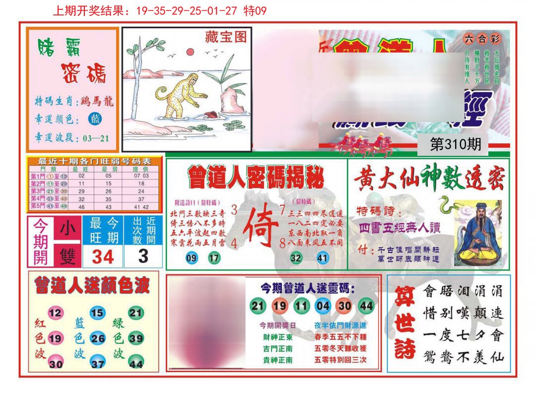 2024310期赢钱一经