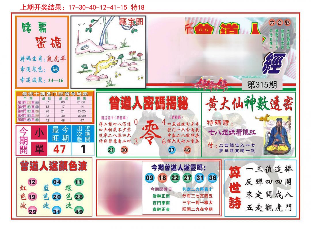2024315期赢钱一经