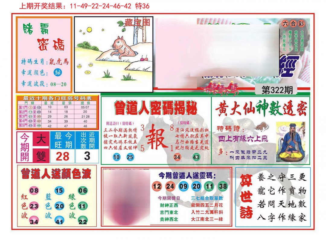 2024322期赢钱一经