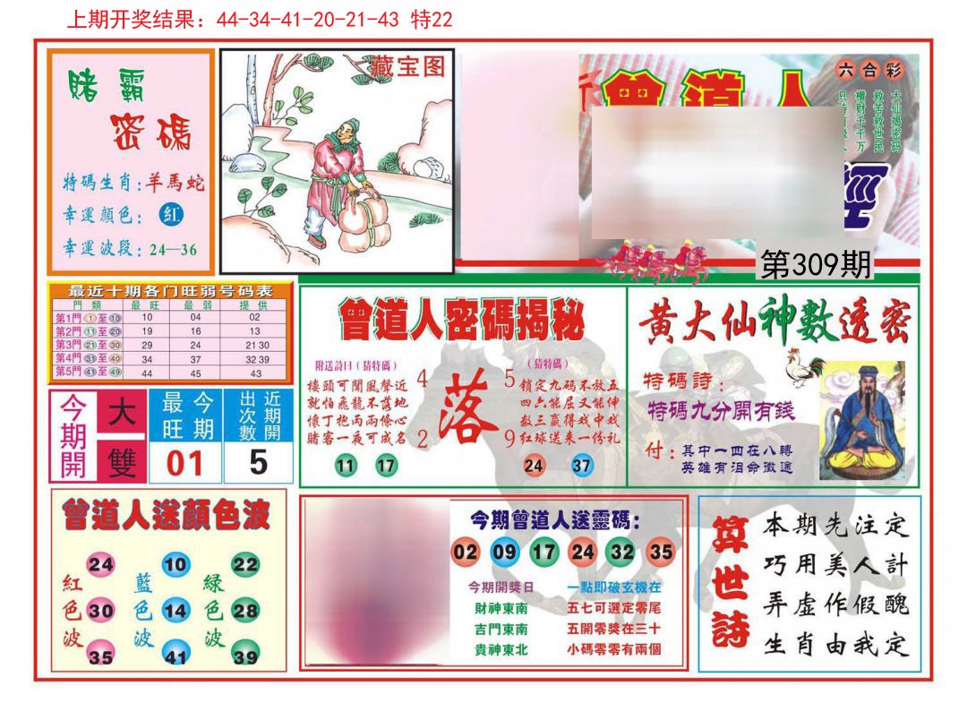 2024309期赢钱一经