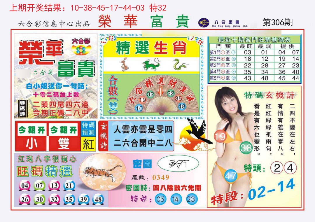 2024306期荣华富贵