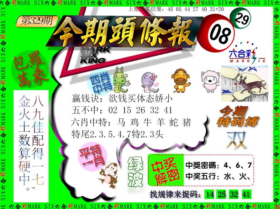 2024329期今期头条报