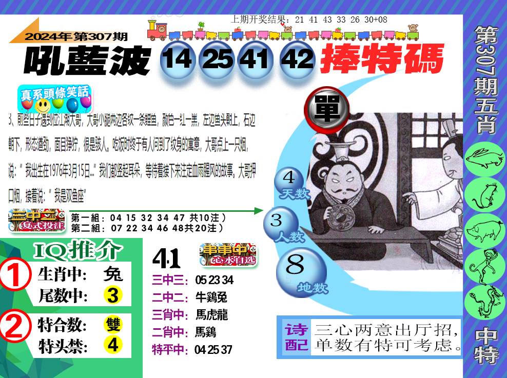 2024307期新特报