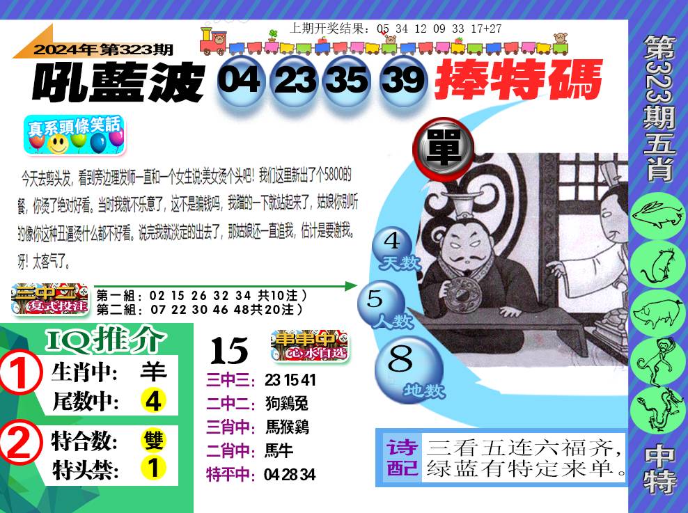 2024323期新特报