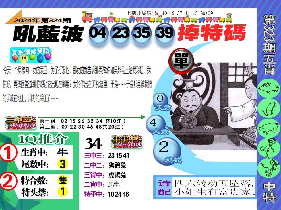 2024324期新特报