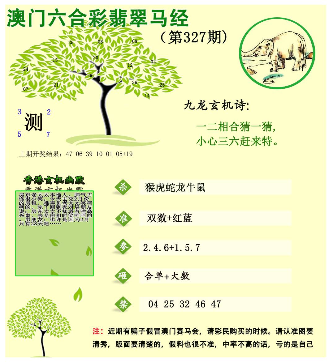 2024327期翡翠马经