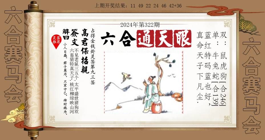 2024322期六合通天眼