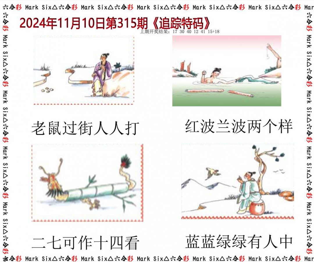 2024315期追踪特码