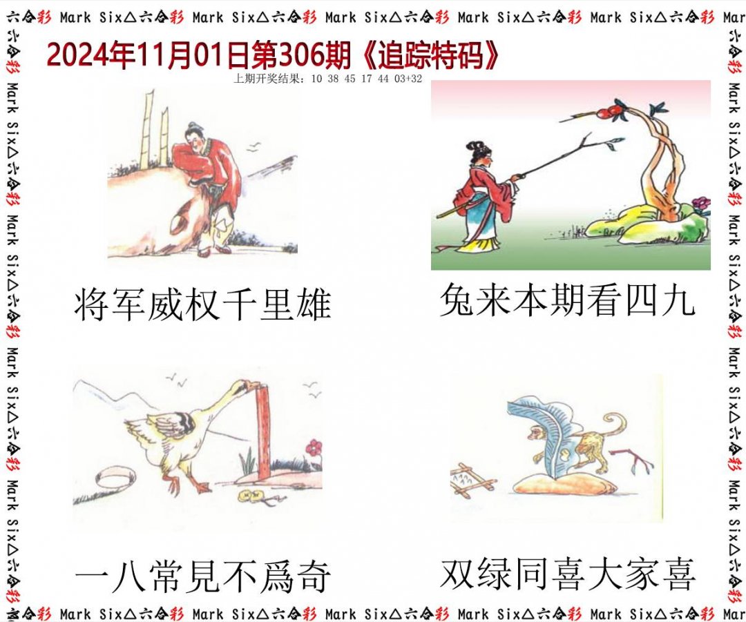 2024306期追踪特码