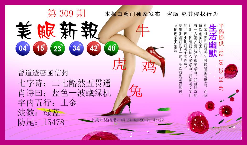 2024309期美腿新报