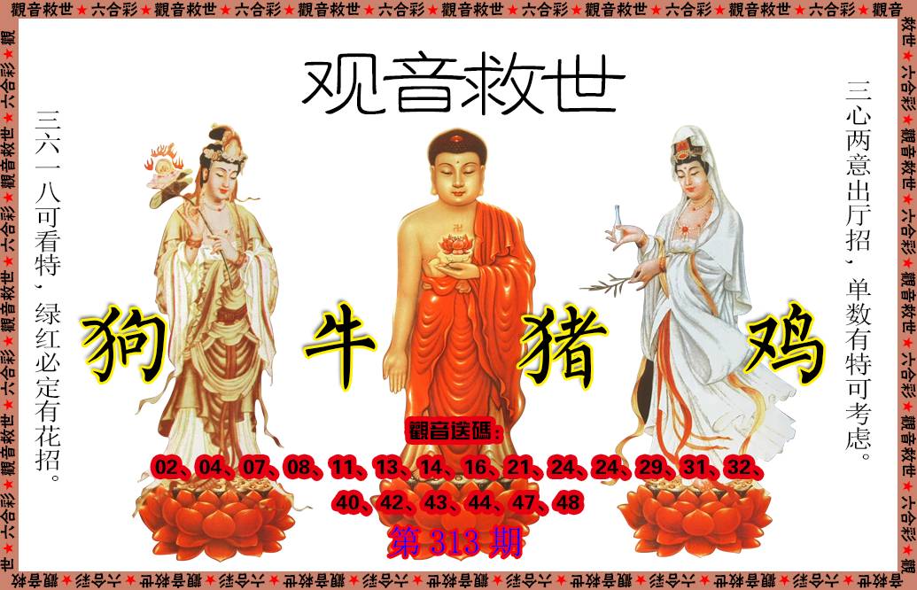 2024313期观音救世