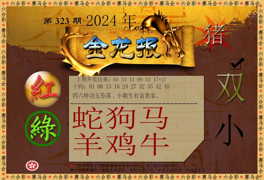 2024323期金龙报