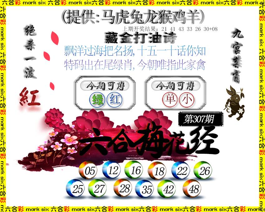 2024307期六合梅花经