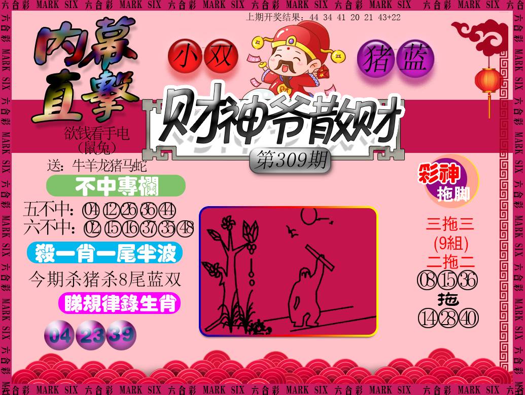 2024309期财神爷散财