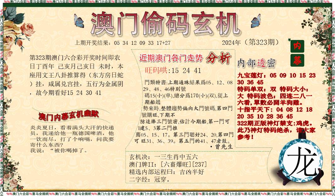 2024323期偷码玄机