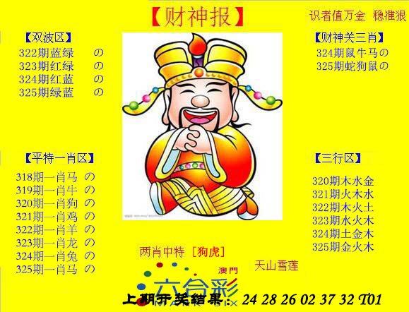 2024325期黄财神