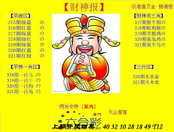 2024321期黄财神