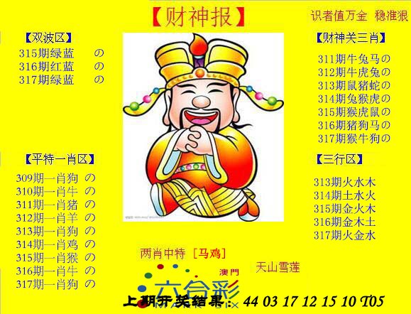 2024317期黄财神