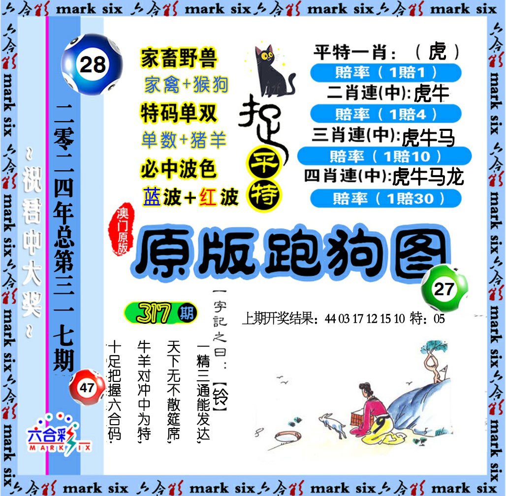 2024317期原版跑狗图