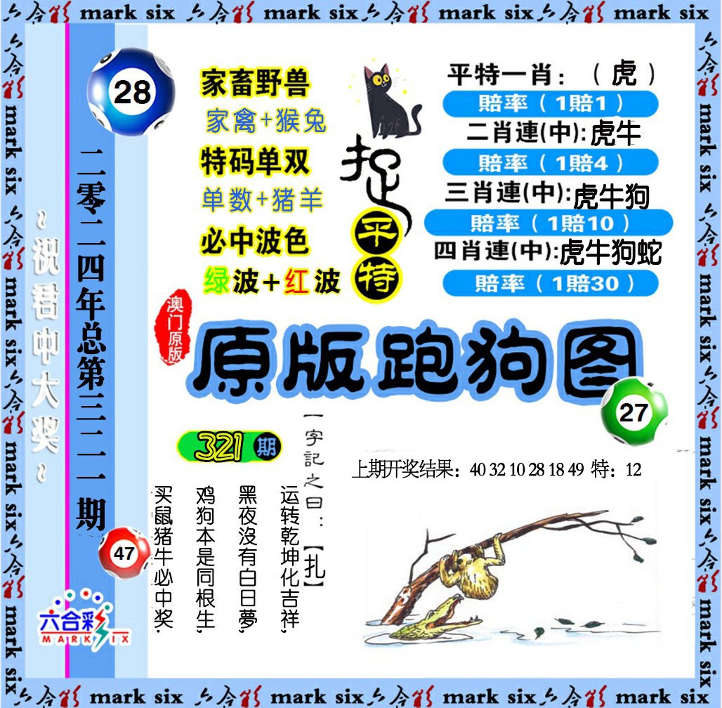 2024321期原版跑狗图