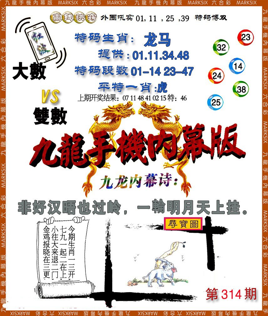 2024314期手机内幕