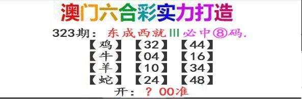 2024323期东成西就