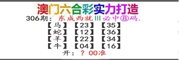 2024306期东成西就