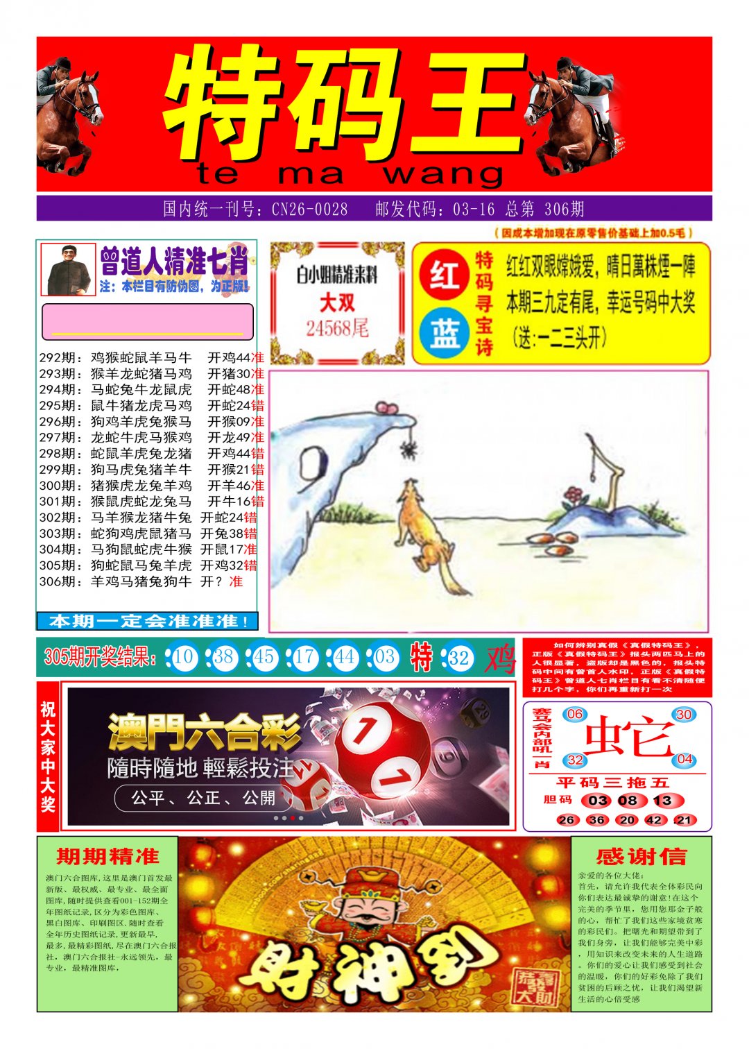 2024306期特码王A