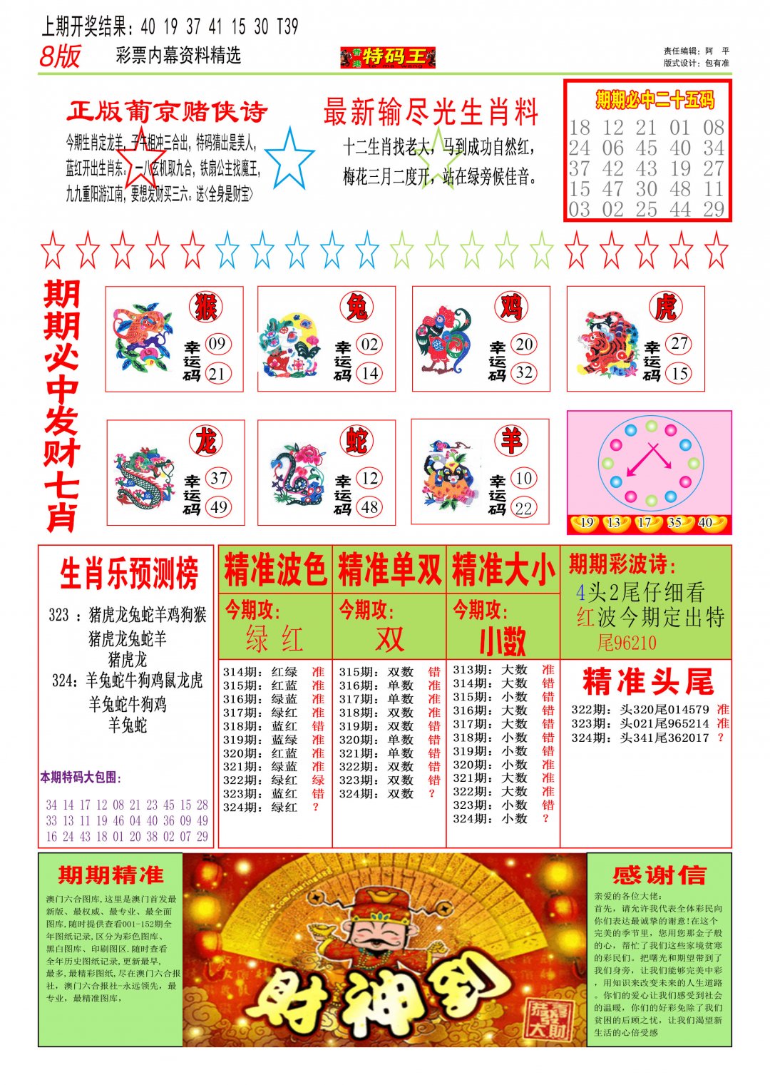 2024324期特码王B