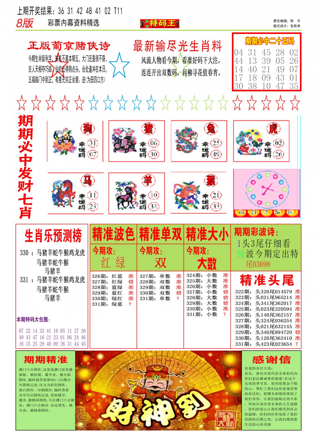 2024331期特码王B