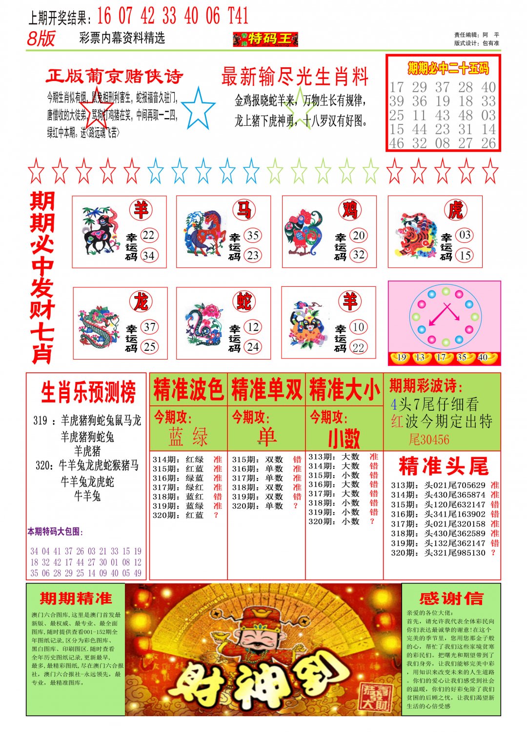 2024320期特码王B