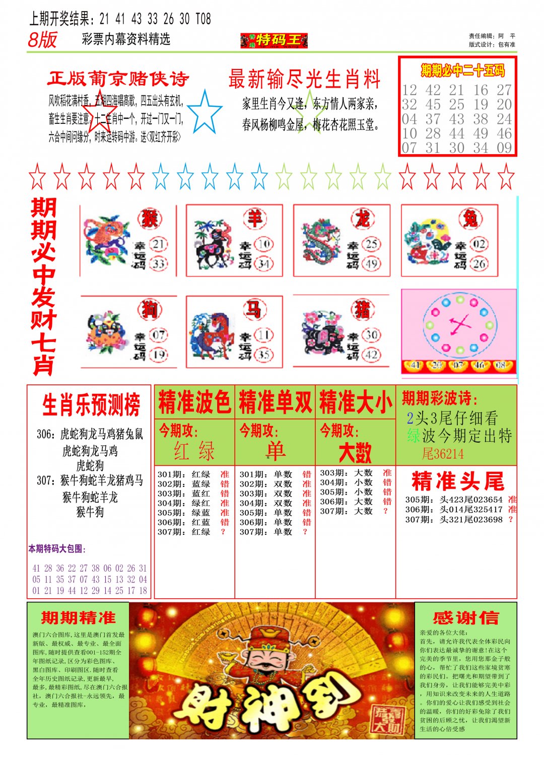 2024307期特码王B