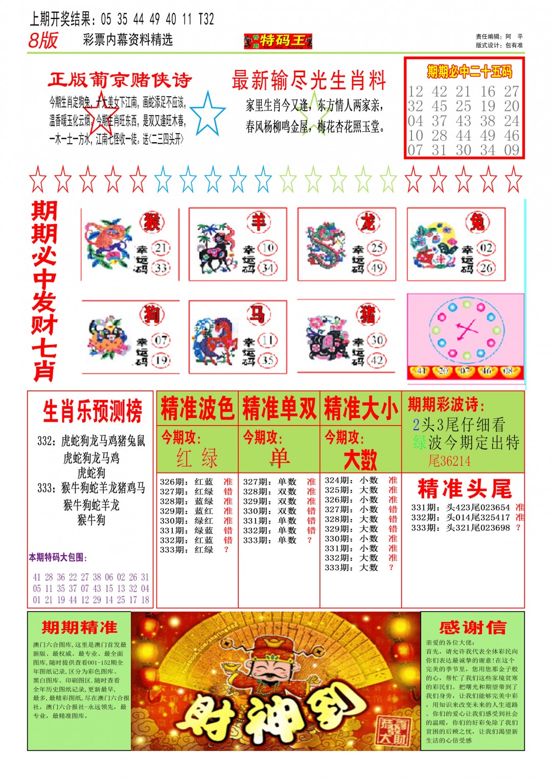 2024333期特码王B