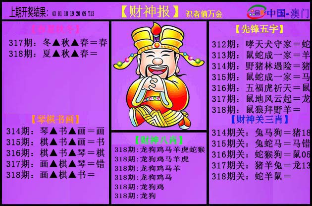2024318期紫财神