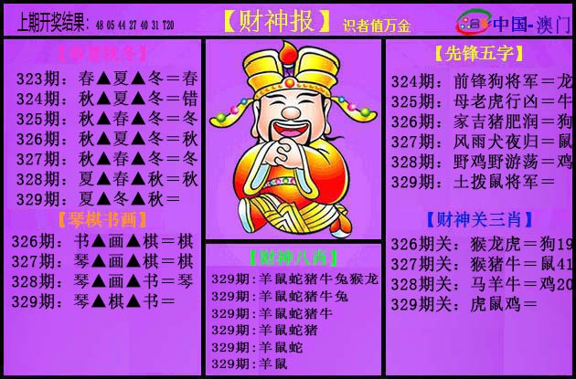 2024329期紫财神